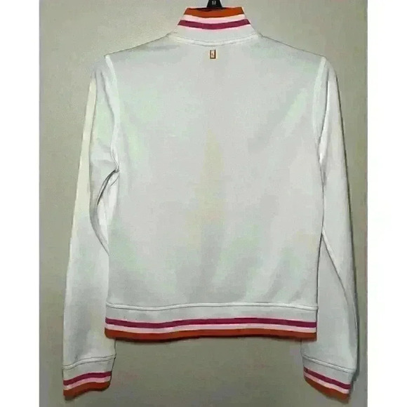 Women’s White & Orange South Pole Track Jacket (Sz M) - Picture 5 of 5